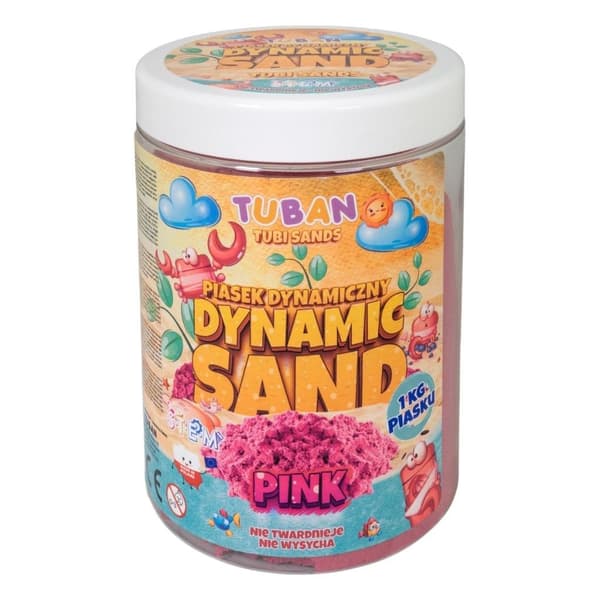 Rosa dynamisk sand 1kg TUBAN