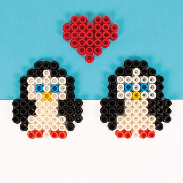 SKABONERE til presseperler, transparente, 5 stk.