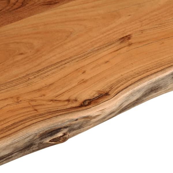 vidaXL badeværelsesbordplade 110x60x2,5 cm rektangulær akacietræ