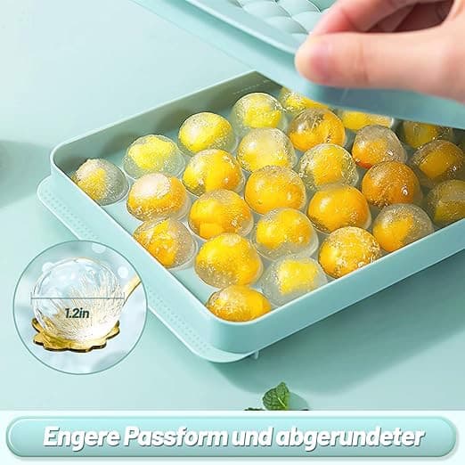 Isforme med låg og kugler, 3 stk.