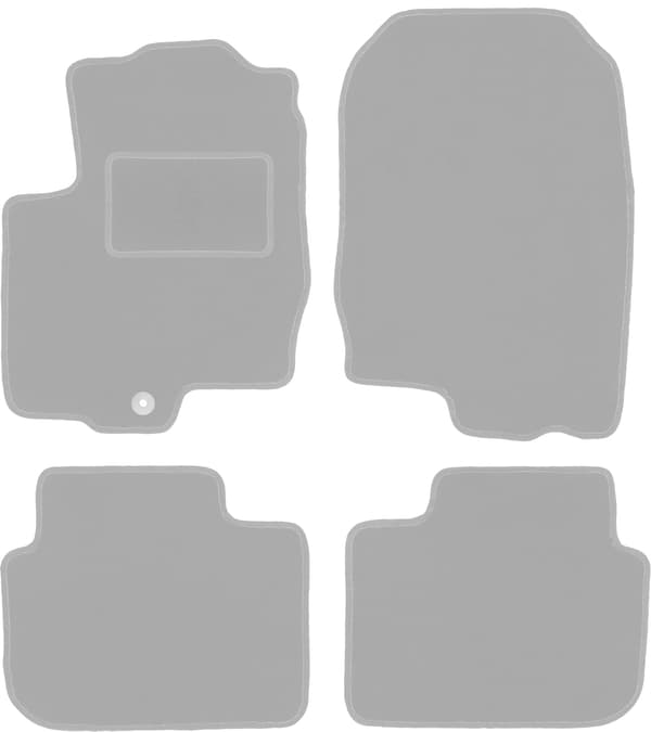 Grå bilmåtter til: Mitsubishi Colt VI Z30 hatchback (2004-2008)