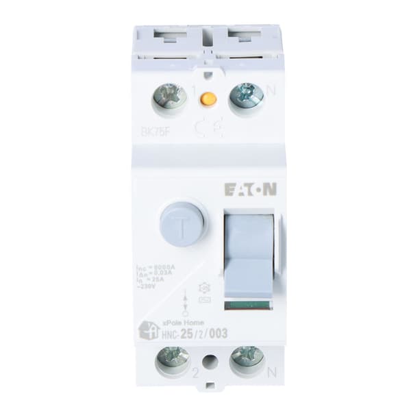 6kA differentialbrytare typ AC HNC-25/2/003