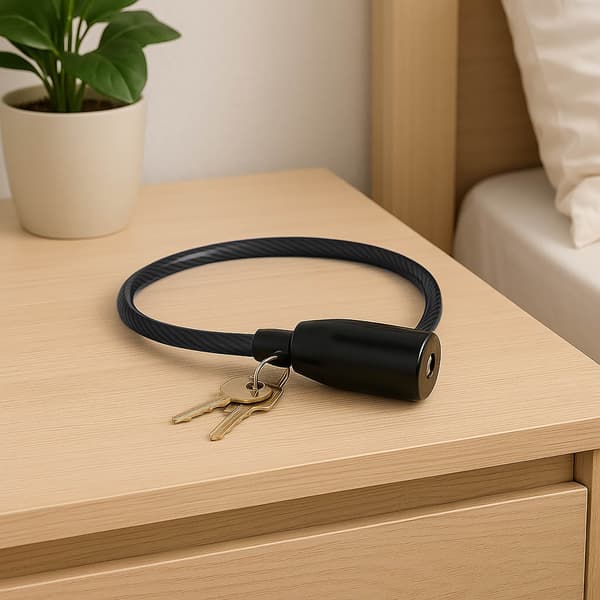 BC Cykellås, cykellås, kabel, cykellås, nyckel