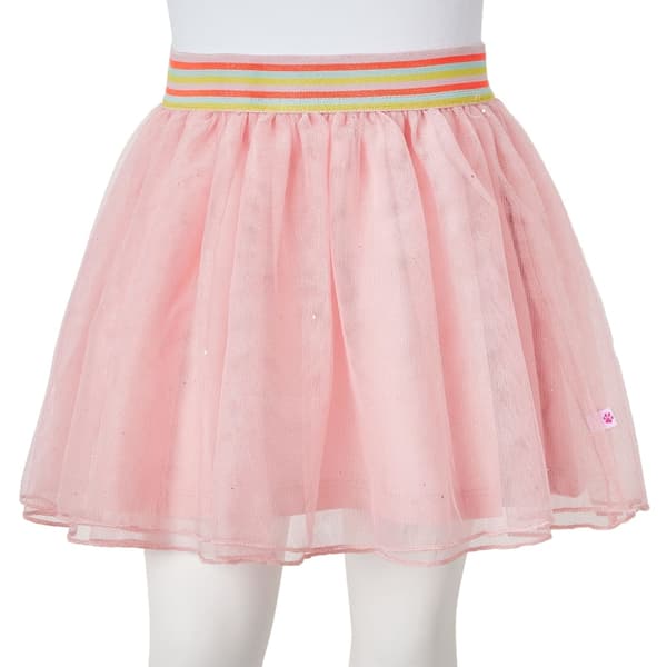 Barnkjol med tyll, ljusrosa, 128