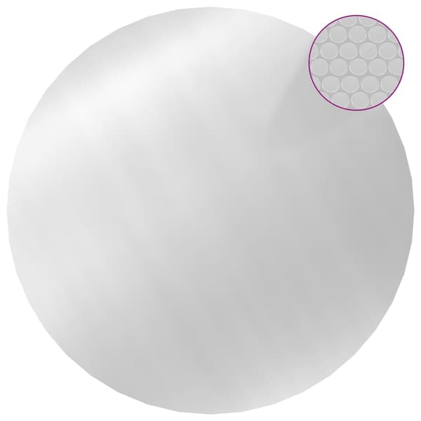 vidaXL poolfolie sølv 455 cm PE