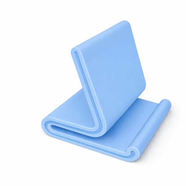 Blå telefonholder bordholder smartphoneholder