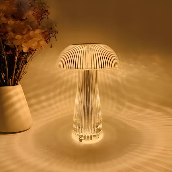 svampformad LED-bordslampa