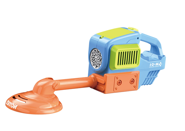 Bubble Machine Gräsklippare Trimmer Två Vätskor Blå