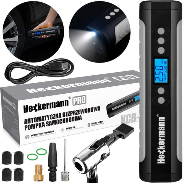 Heckermann KCB-9531 Trådlös Cykelpump