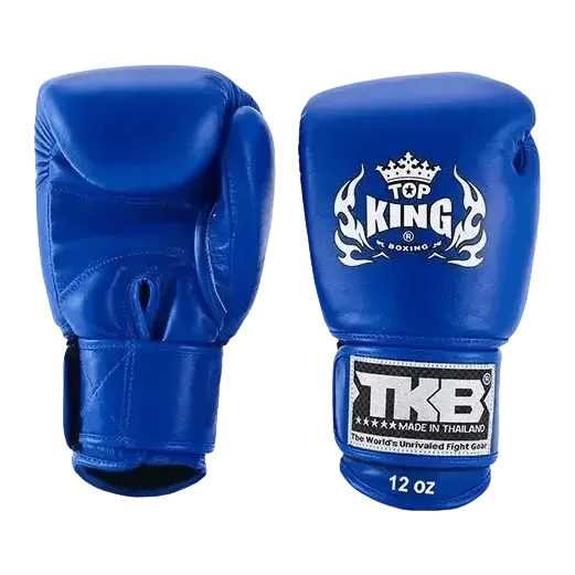 Top King Ultimate Muay Thai Boxningshandskar Blå 10OZ