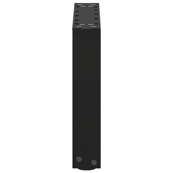 vidaXL sofabordsben, 2 stk., sort, 40x(30-31) cm, stål