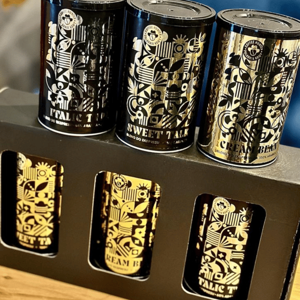 Kaffepresentset för kaffemaskiner