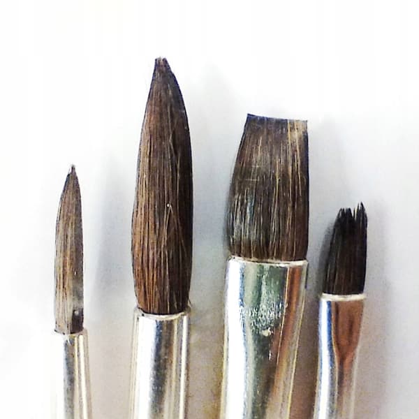 Daler Rowney Kamelhårsborstar Set med 4