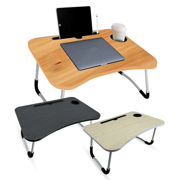 hopfällbart laptopbord, sängbord, frukostbord