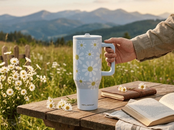Termokrus i rustfrit stål Power 1,1 l Daisy