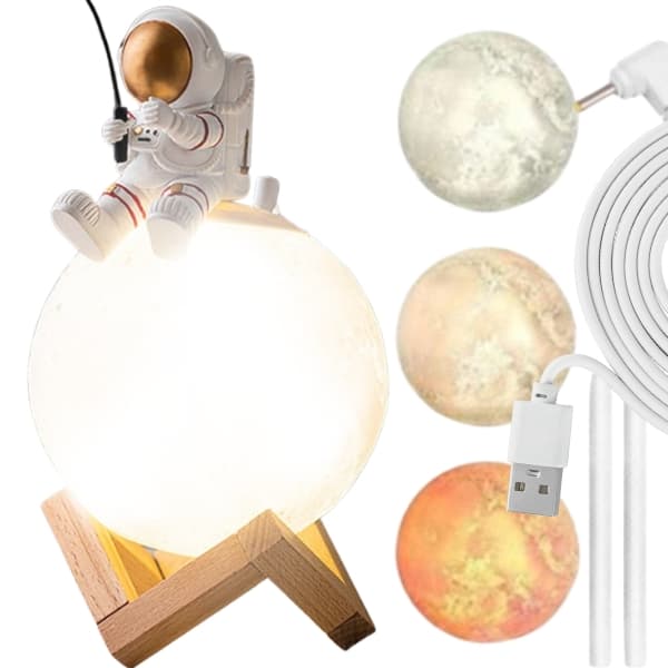 LUFTFUGTIGER MÅNE AROMA DIFFUSER MED LUFTFUGTIGER NATTLAMPE