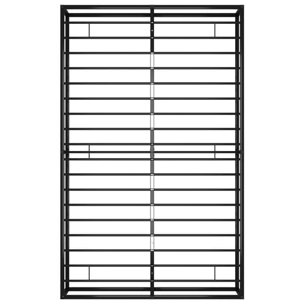 vidaXL sengestel sort metal 120 x 200 cm
