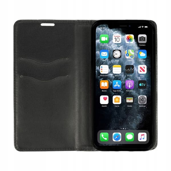 Etui til IPHONE 11 PRO MAX SMART MAGNETISK ETUI MED KLAP + GLAS