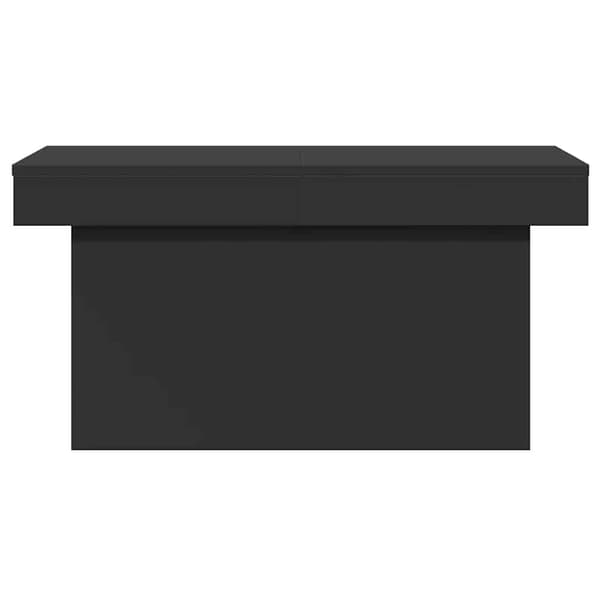 vidaXL sofabord, sort, 80x55x40 cm, træbaseret materiale