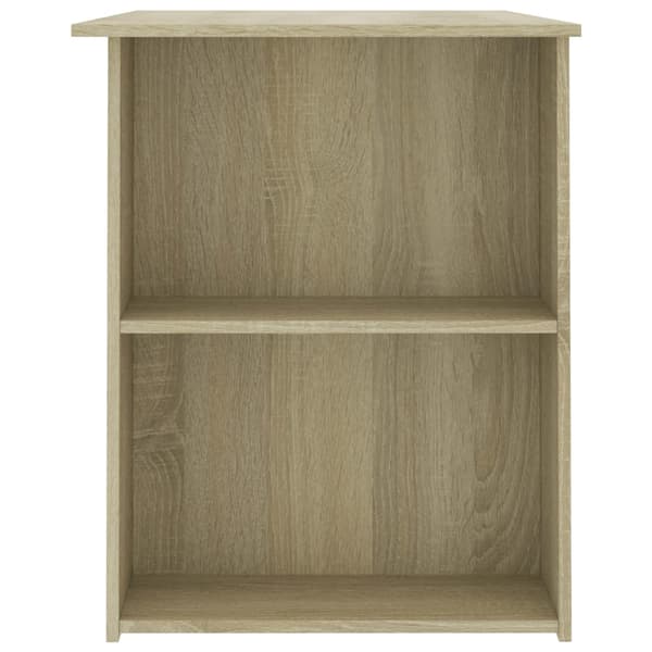 vidaXL skrivebord, Sonoma eg, 110x60x73 cm, spånplade