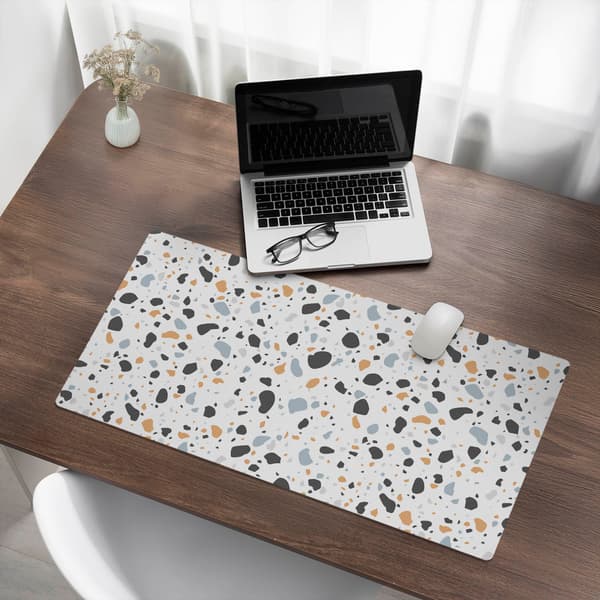 Modern vinyltangentbordsmåtte Terrazzo Abstrakt 90x45 cm