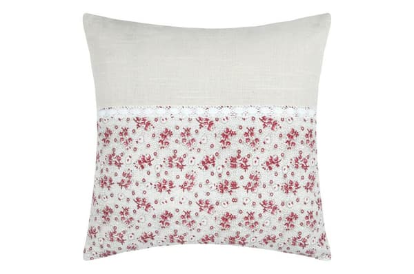 Ginny pude 40x40 røde blomster