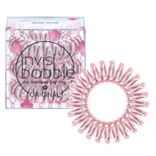 OSYNLIGA BUBBLAR HÅRBAND ROSE MUSE 3 st.