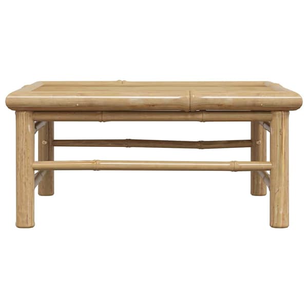 vidaXL Trädgårdsbord, 65x65x30 cm, Bambu