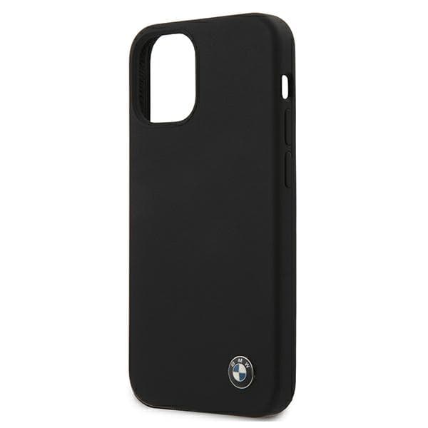 BMW Silikone Signature Logo Etui til iPhone 12 mini, Sort