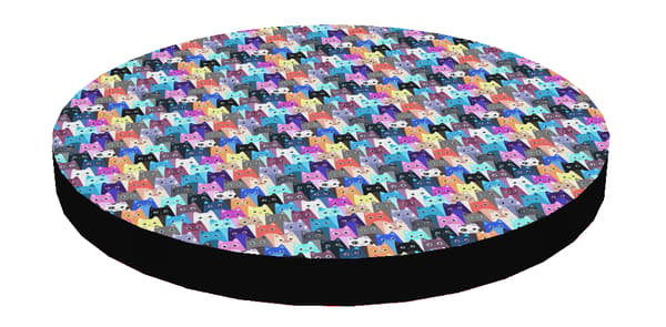 Kattbädd / Elastisk skummadrass Ring 55 cm Meow
