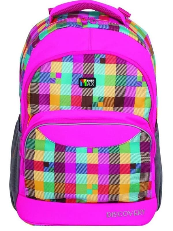 Tiger Max Discovery Ryggsäck Neonrosa