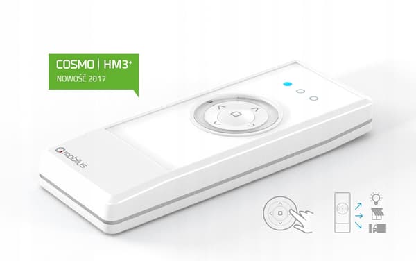 Mobilus COSMO HM3+ vit fjärrkontroll
