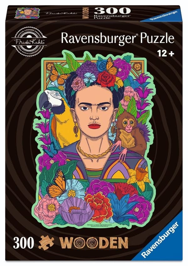 Frida Kahlo träpussel med 300 bitar