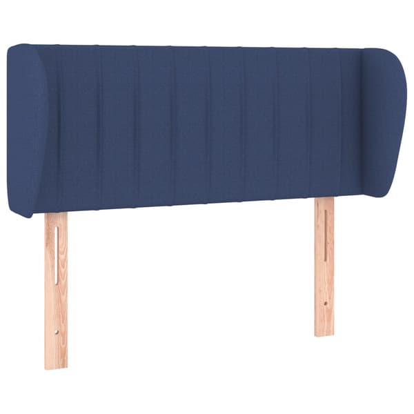 vidaXL Vingad nackstöd blå 103x23x78/88 cm tyg