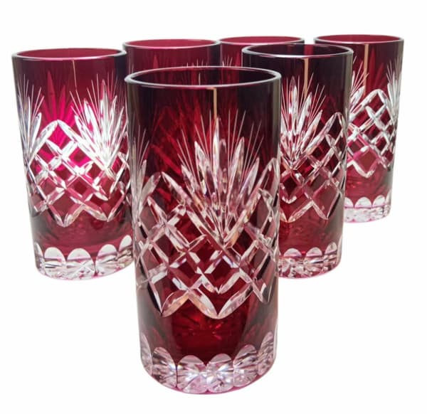 Ruby Crystal Vand- og Drikkeglas 320 ml Ananas