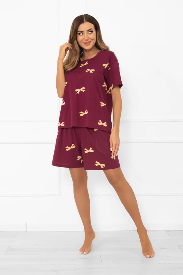 Dampyjamas, korta ärmar, korta byxor, Kwadro M
