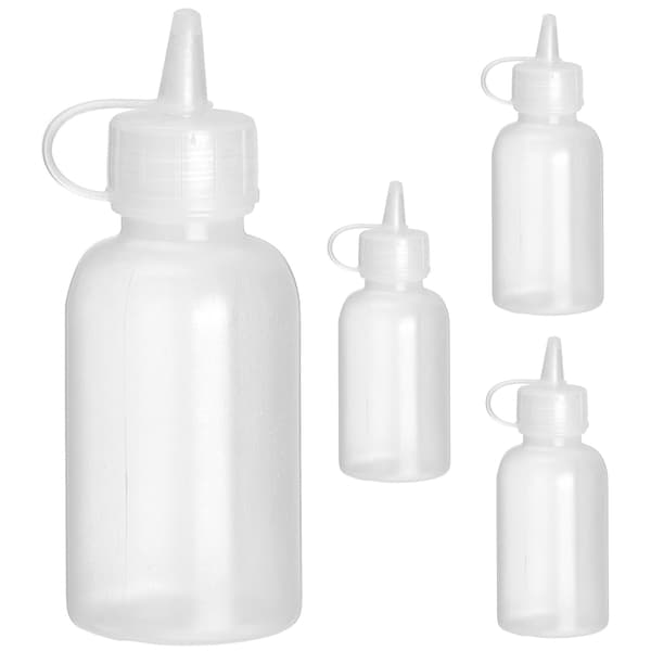 Mini saucedispenser 50 ml diameter 35 x 100 mm - sæt med 4