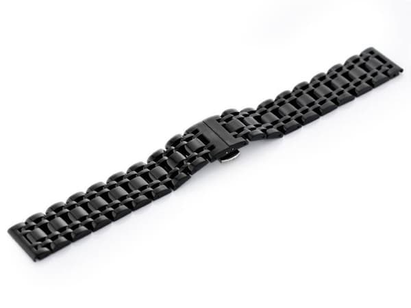 Kellonhihna Pacific Malli 3 - musta 20mm