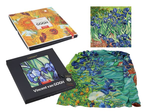 Carmani, halsduk - V. van Gogh, Irisar