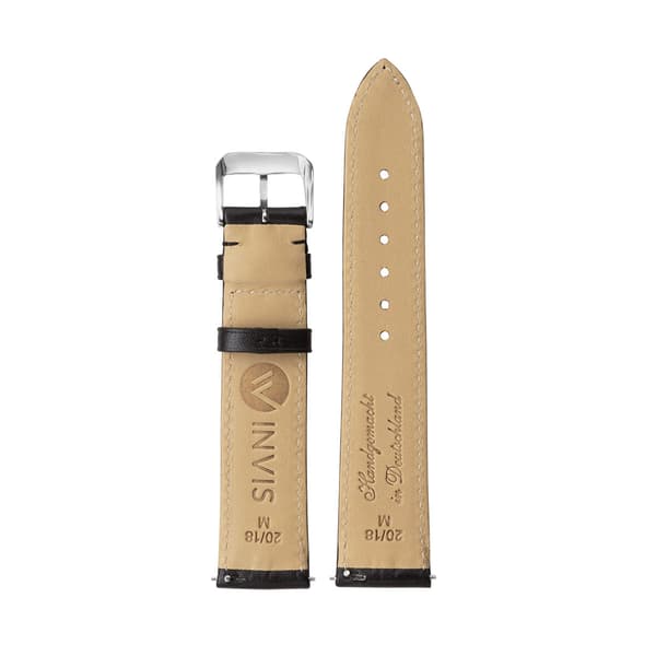 TOSCANA kellonranneke musta 20 mm - NFC-lähimaksut