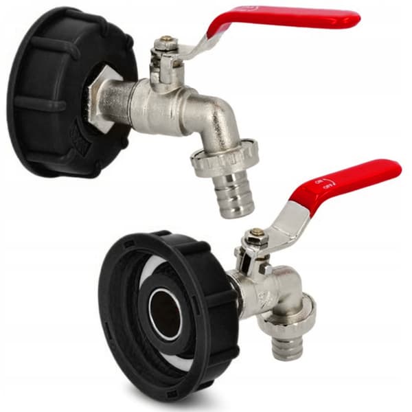 MAUSER TAPPVENTIL FÖR 1000L IBC-TANKFATA 1/2 TAPP