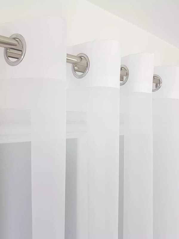 Valmis voile-verho silmukoilla 400x150cm