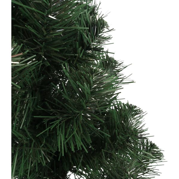 Goliat kunstigt juletræ grøn-sølv 45 cm, klar til montering