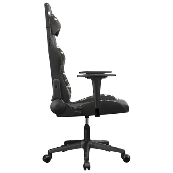 vidaXL gamingstol, sort og camouflage, kunstlæder