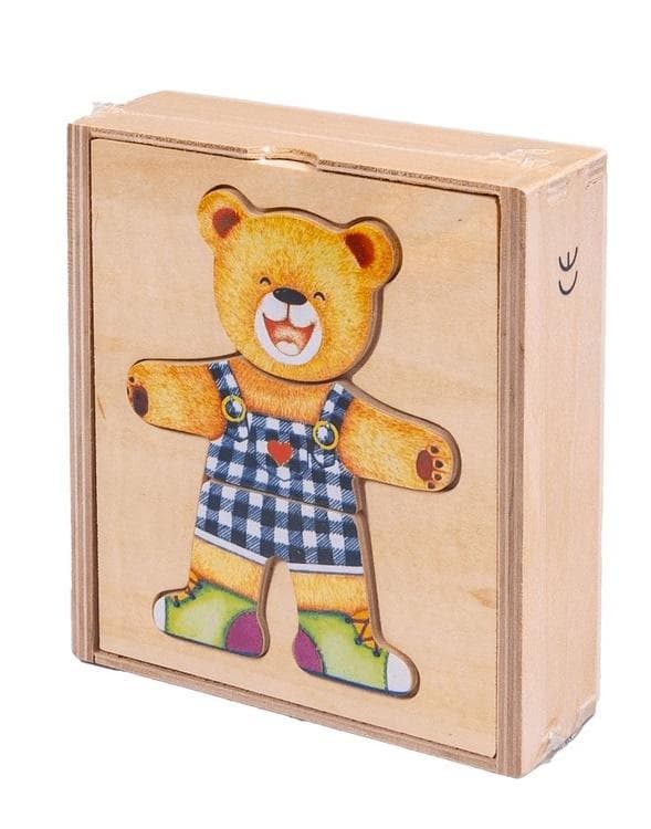 Puinen palapeli Teddykarhupoika