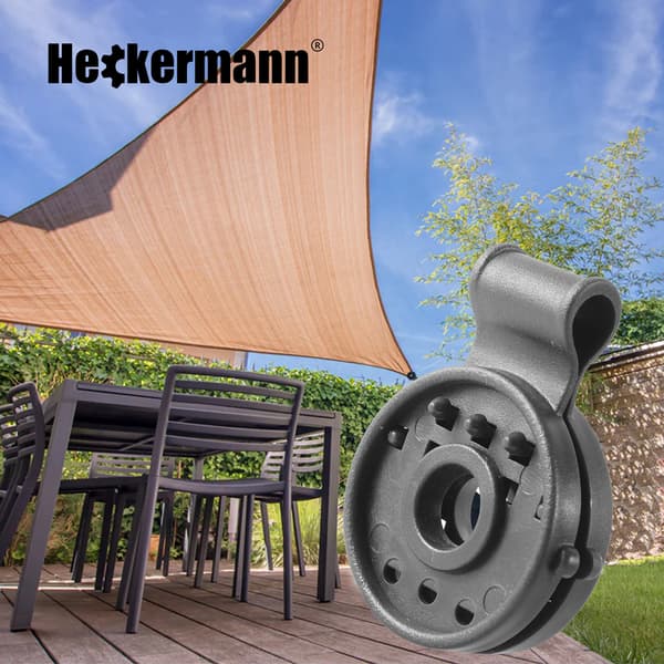 Heckermann Skyggenetklips 20 stk - Grå