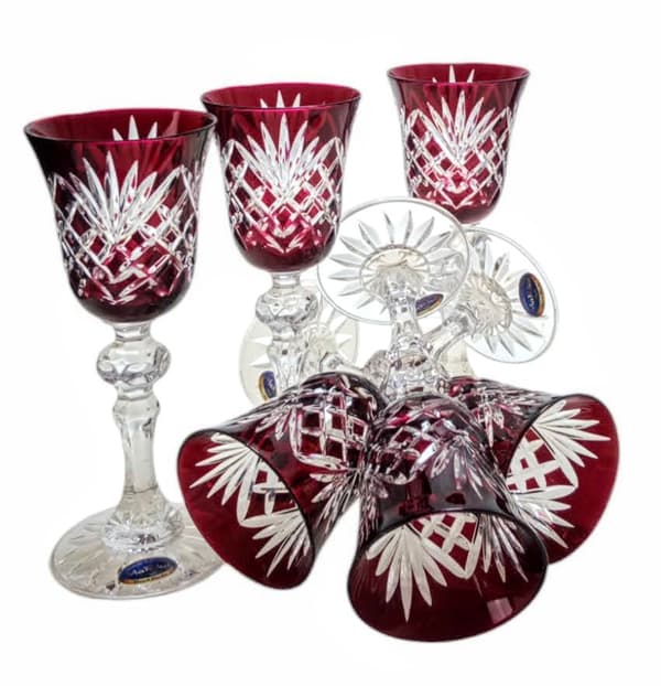 Ruby Crystal Likørglas 60 ml Ananas