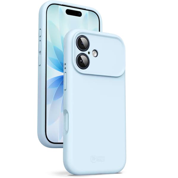 UrbanPalm iPhone 17 Silikone Etui til MagSafe, Dueblå