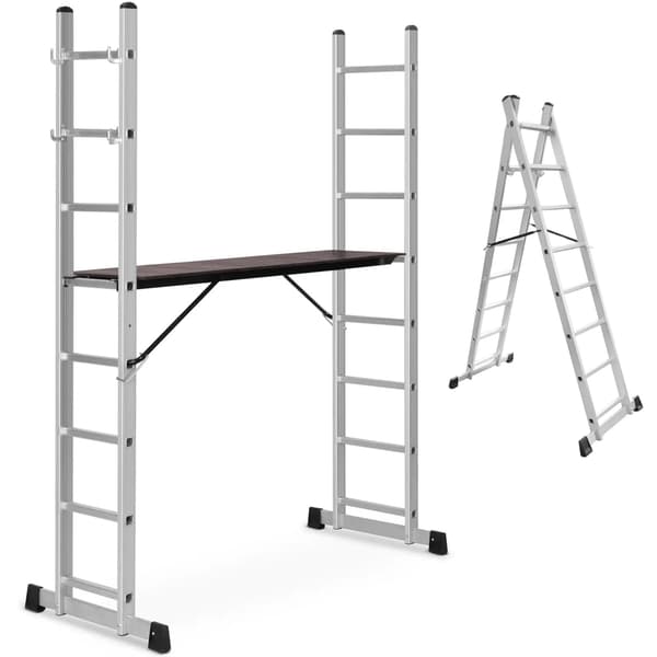 3-i-1 foldbar stigestillads op til 3,8 m