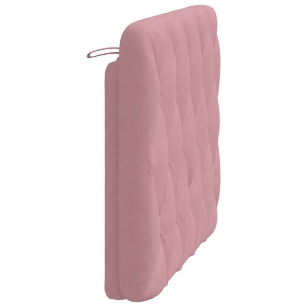 vidaXL Sängynpäätytyyny, Vaaleanpunainen, 100 cm, Sametti